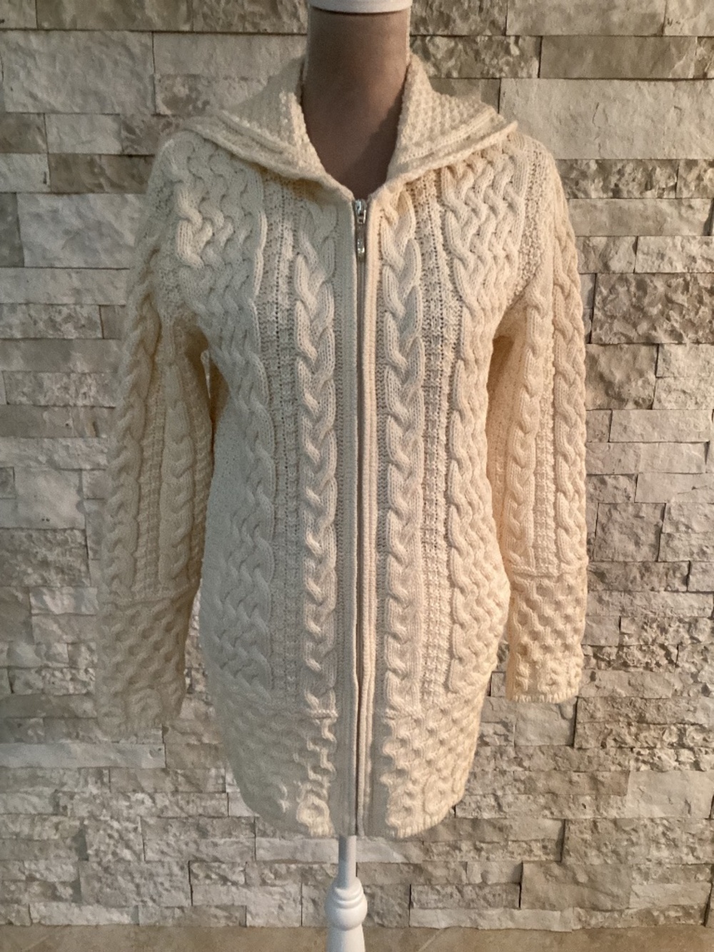 Blarney Woollen Mills Anna Hooded Cardigan (NWT)